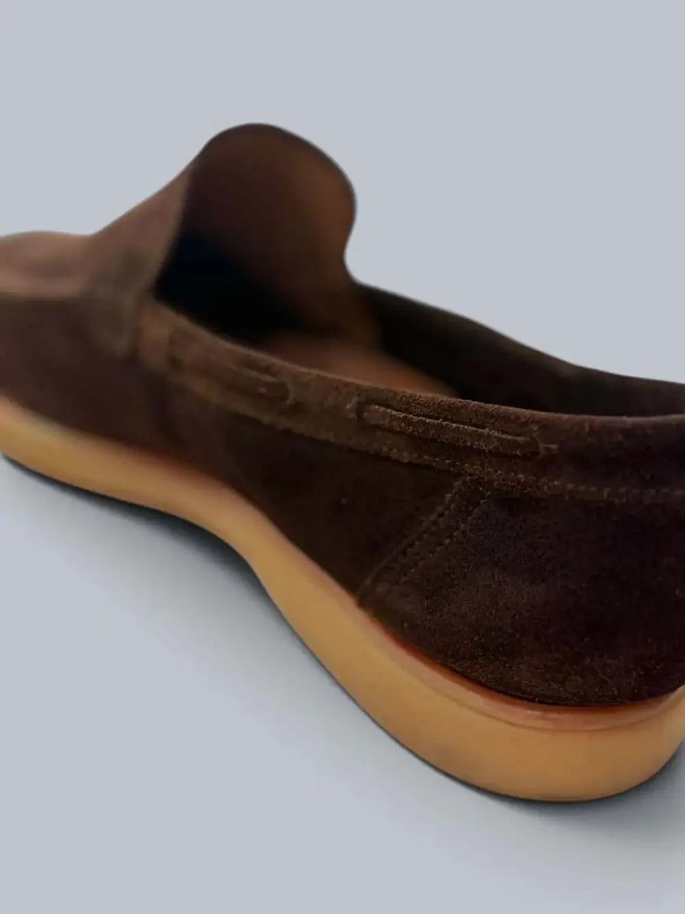 Aurelien Chocolate Brown Suede Yacht Loafer Sz 11US 44EU